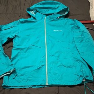 Columbia Aqua Hooded Windbreaker